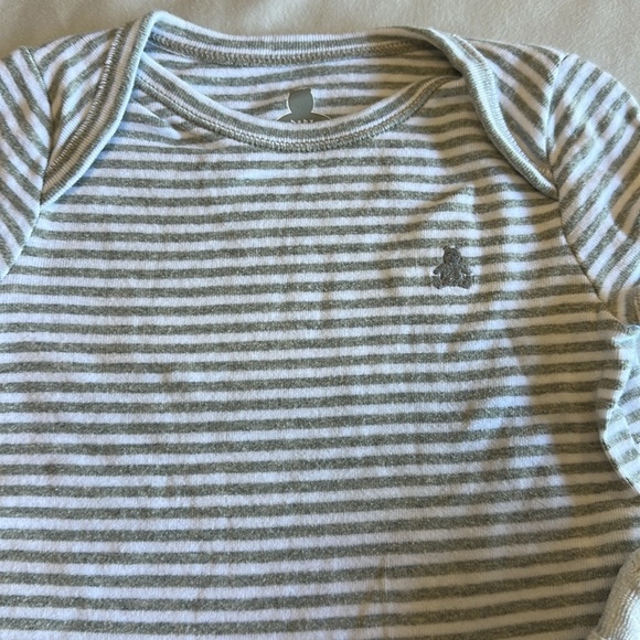 GAP Baby - Striped Onesies and jogger pants - Navy, White, Teal - Picture 4 of 7